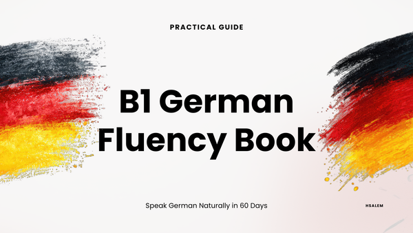 The B1 German Book I Wish I Had When I Started Learning